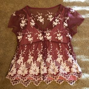 Abercrombie & Fitch Lace Top XS